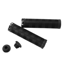 Minimera trötthet Styrgrepp för cyklar Ergonomisk design Mjukt och bekvämt grepp Stötdämpande handledsstöd Halkfri design Dubbelt aluminiumlås