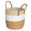 Natural Grass Woven Potted Container Ornament Large-CL number 1