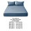 Lençol de baixo com elástico para cama queen size, 100% algodão egípcio acetinado, com bolso profundo de 40 cm (16 polegadas), macio e elástico, 2