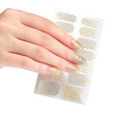 Zelfklevende nagelstickers Bronzing Nail Art-Stijl ZX3758