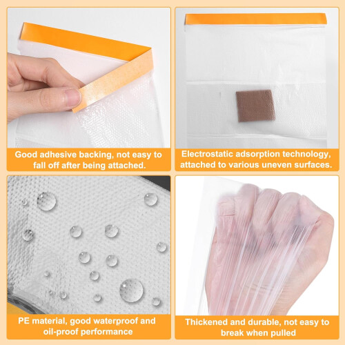 plastic film for car paint cover 2