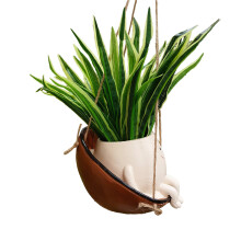 Swing Face Planters Pots Desktop Gardening Potted Succulent