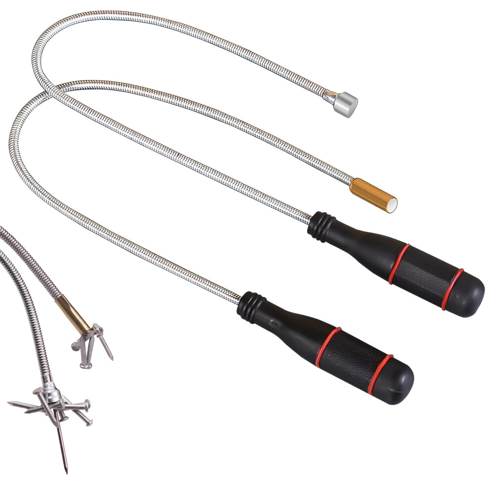 Rod Magnet, 2 Pieces Magnetic Pickup, Flexible Gooseneck, Bendable Magnetic Grip 9001264177836
