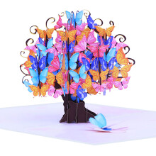 Herrliche Schmetterlings-Popup-Grußkarte, Andenken, Dekoration
