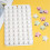 Sternförmige Silikonform mit 60 Mulden, Fondantform, 6