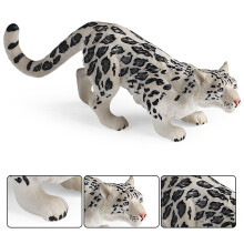 Kreative Gepard Spielzeug Leopard Figur Schnee Leopard Statue