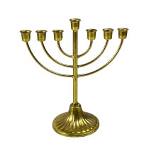 Chanukka-Menorah-Kerzenhalter mit 7/9 Zweigen für Kerzen-7 Köpfe