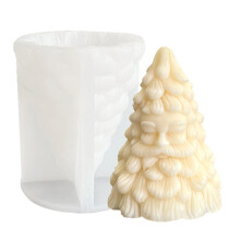 3D-Weihnachtsbaum-Kerzenform zur Herstellung von Kerzenseife,