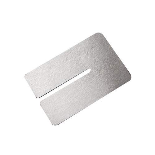 2PCS Acryl Stanzhilfe Platte Leder Stitching-Edelstahl