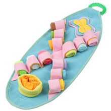 Jouet de Puzzle à mâcher en peluche pour chien, distribution de
