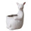 Nordic Kangaroo Shape Ceramic Succulent Planter Animal-white 1