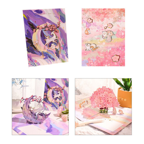 Unique Birthday Card 3D PopUp Greeting Card Impressive Visual-2 2
