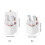 Makeup Brush Holder Organizer with Lid,360-White uncovered 2
