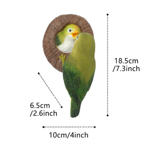 Resin Bird Decoration Artificial Bird Craft Ornament Simulation 2
