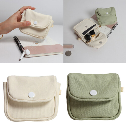 Modieuze canvas tas Headset Organizer Make-up-Wit 2