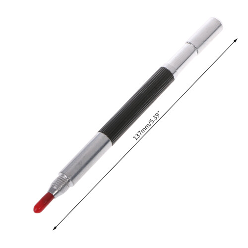 Doppelseitiger Wolframkarbid-Anreißstift, Spitze,-Silber 1