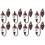 8 Simulierte Mini Hofleuchten Sand Tischlampe 4