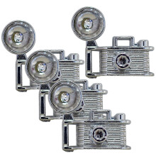 8Stk Realistische Mini Silber Miniaturhaus Zubehör Für Kinder