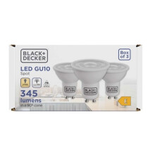 Black + Decker GU10 3.6W 345lm 2700K (Warm White) 3pk
