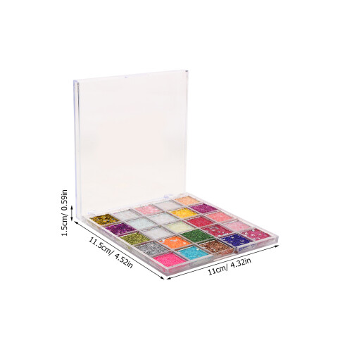 Glitter Oogschaduw Palette: , Langdurig, Waterdicht Oogpoeder 2