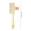 Dog Flea Comb, Grooming Brush with Release Button  Tick Remover, Yellow 4