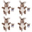 4 Dieren Handpop Flexibele Interactieve Vertelstuk Speelgoed 7