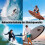 Universal sup fin, surfboard slidein replacement accessories, removable fin sup 3