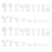 102 Teile 1/17 Mini Tassen Lebensmittelbehälter Deko