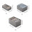 Non Woven Fabric Pants Organizer Foldable Pants- 9 grids 4