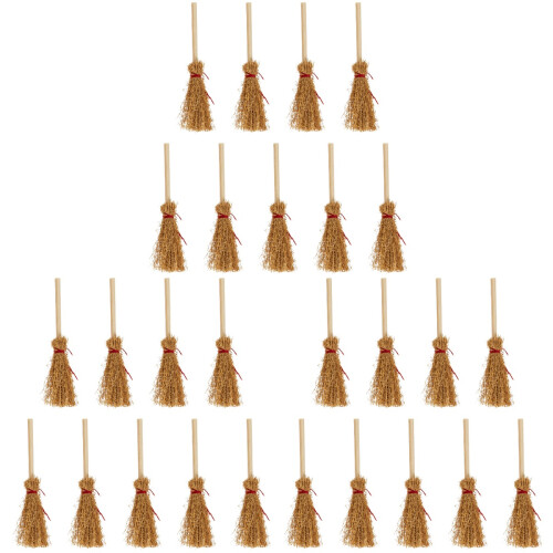 27Stk Besen Holz Für Mini Häuser 1