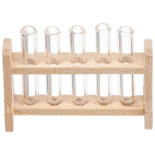 3 Sets Mini Reageerbuisjes Met Houder Decoratieve Accessoires