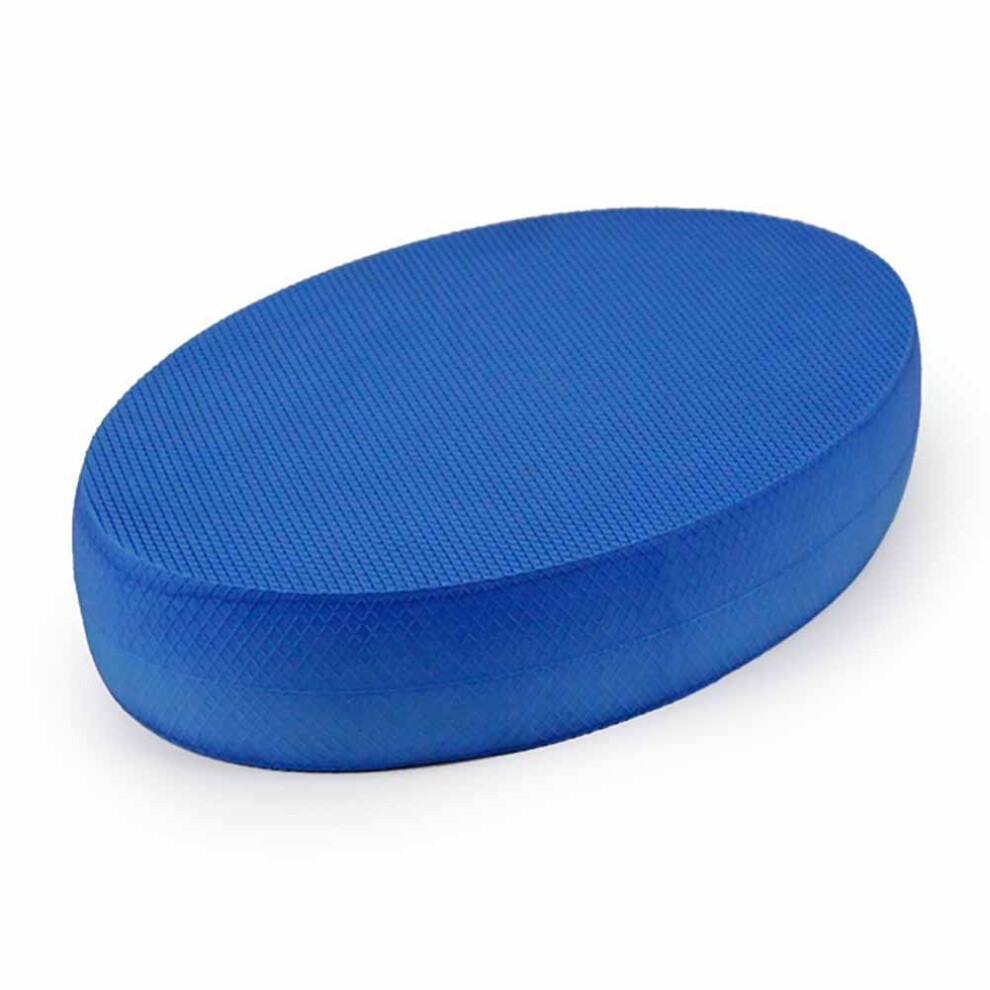 Blue Oval Foam Balance Pads, Nonslip For Physical Therapy,