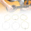 6 Gitarrensaiten mit Kugelende, 11
