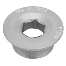Crankstelbout met duurzame aluminiumlegering schroefdraad, bevestigingsbout voor crankarm, waterdicht, corrosiebestendig, mountainbike-accessoire