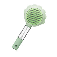 Brosse de toilettage pour chats, peigne pour enlever les-Vert