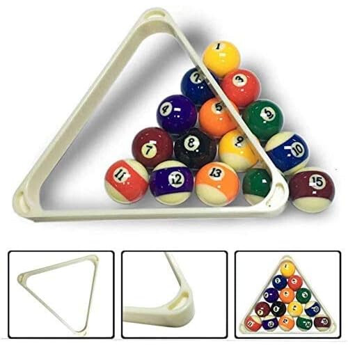 Abs Pool Triangles, triangle billiard ball rack, triangle ball holder drop resistant, ball beautiful white Ref: 9078 1