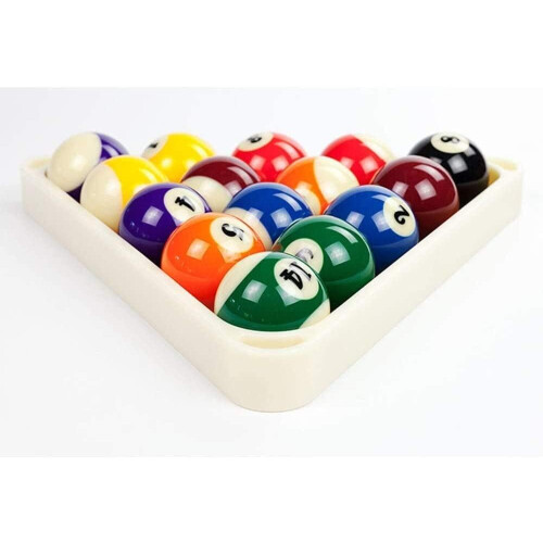 Abs Pool Triangles, triangle billiard ball rack, triangle ball holder drop resistant, ball beautiful white Ref: 9078 2