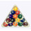 Abs Pool Triangles, triangle billiard ball rack, triangle ball holder drop resistant, ball beautiful white Ref: 9078 5