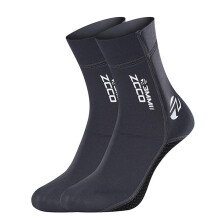 3 mm Neoprene Socks for Wetsuit, NonSlip for Men and Women, grey