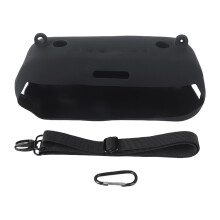 Speakers Carrying Storage Bag Antidrop Silicone Protective Sleeve With Shoulder Straps For Speakers Silicone Cover Black