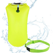 Swimming Buoy, Inflatable Swimming Aid with Dry Bag for Open Water