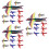 144 Pcs Dinosaur Foam Flying Airplane Toy Model 9
