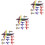 144 Pcs Dinosaur Foam Flying Airplane Toy Model 7
