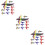 144 Pcs Dinosaur Foam Flying Airplane Toy Model 11