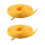 2 Pieces Universal Flat Colored Sneaker Shoelaces for-golden 1
