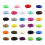 2 Pieces Universal Flat Colored Sneaker Shoelaces for-golden 2
