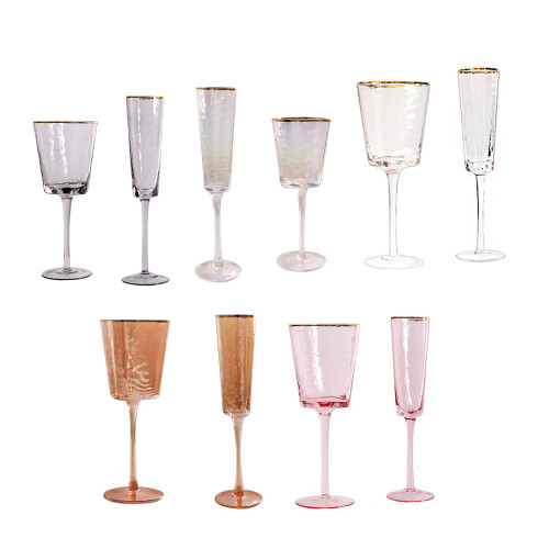 Nordic Modern Kelch Rotweinglas Tasse Champagnergläser-grau B 1