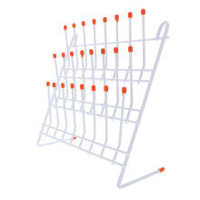 Laboratory Drain Rack, Experiment Stand, Laboratory Drying Rack, Iron, Pack of 1