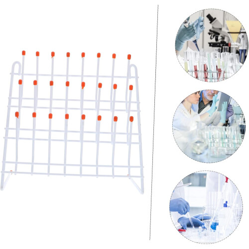 Laboratory Drain Rack, Experiment Stand, Laboratory Drying Rack, Iron, Pack of 1 2