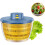 USB Wireless 4000 ml Salad Spinner Dehydrator, Salad Bowl, Quick Drainage, Blue 1